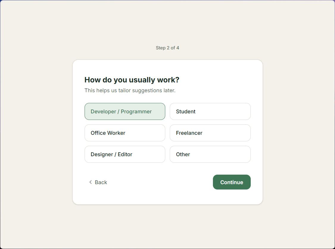 How do you usually work